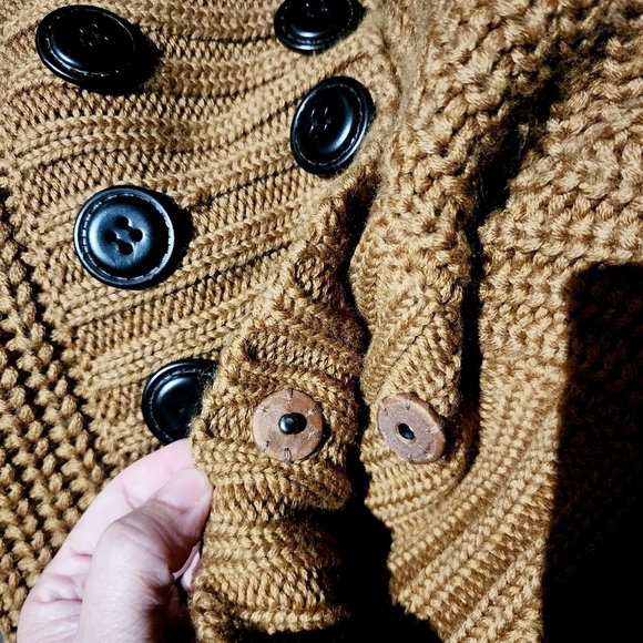 Soft Surroundings Knit Snap Button Front Tunic Sweater Womens XL Petite XLP Wool - Picture 6 of 9